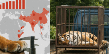 Global Tiger Trafficking Escalates, with 9 Seizures Monthly